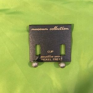 Museum collection clip on earrings, new
